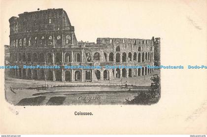 R202328 Colosseo Old Photography Postcard