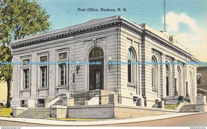 R211664 Post Office Nashua N H F P Trow News Agency Tichnor Quality Views Tichno