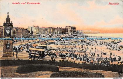 R248485 Sands and Promenade Margate A W Elkin 24 Marine Terrace Margate Clock To