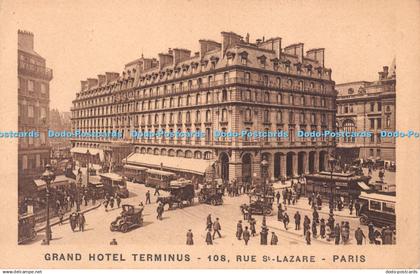 R256834 Grand Hotel Terminus 108 Rue St Lazare Paris R C Seine 17 602
