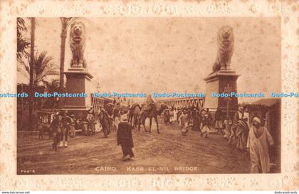 R334592 708 2 Cairo Kasr El Nil Bridge Series 708 The Cairo Postcard Trust