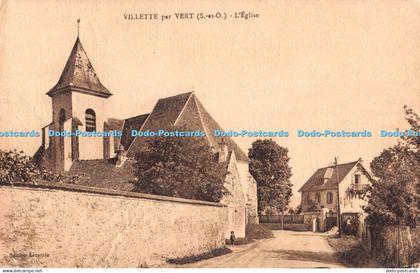 R350515 Villette par Vert S et O LEglise Lecomte
