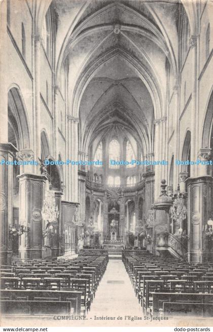 R383392 Compiegne Interieur de lEglise St Jacques Decelle Compiegne Imp Decelle