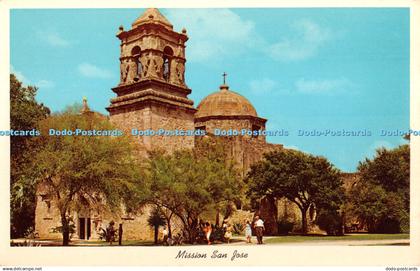 R409761 Mission San Jose San Antonio Texas Distributed By Alamo Post Card Curtei