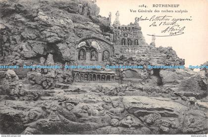 R425869 Rotheneuf Vue Generale des Rochers Sculptes