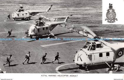 R428335 Royal Marines Helicopter Assault Gale and Polden