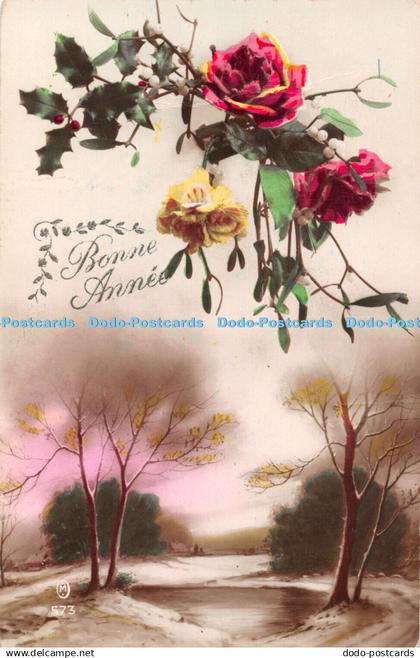 R466826 Bonne Annee Postcard