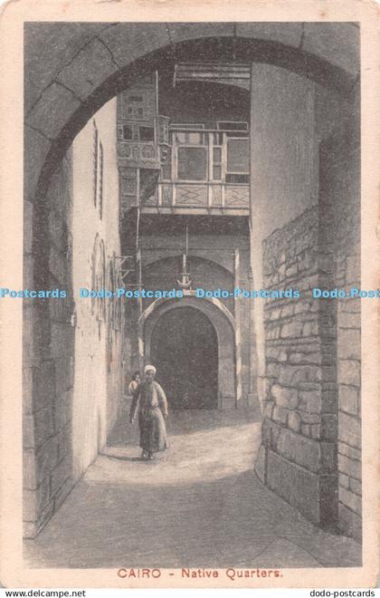 R486581 Cairo Native Quarters Cairo Postcard Trust Serie 629