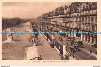 R510806 Paris Rivoli Street A Leconte Postcard
