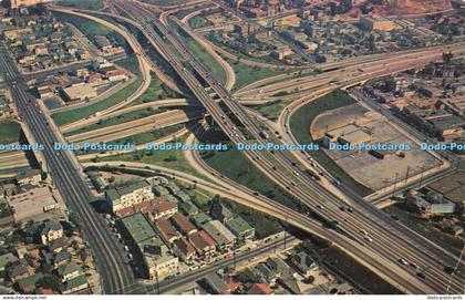 R581169 California Showing Downtown Los Angeles Los Angeles Freeway System A Mit