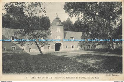 R588376 18 Beuvry P de C Entree du Chateau de Gorre cote du bois A M Bethune