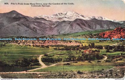 R601941 5078 Pikes Peak from Mesa Drive near Garden of Gods Colorado Springs H H