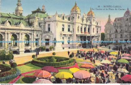 R617045 13 Monte Carlo Le Casino et la Place du Casino Rostan and Reneaud