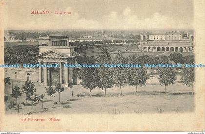R623405 Milano LArena 738 Fotocromo Milano