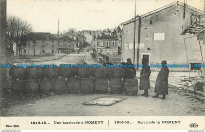 R630570 Barricade in Nomeny. E. Le Deley. 35. Serie