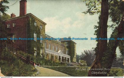 R630860 Llandudno. Marl Hall Convalescent Home. R. B