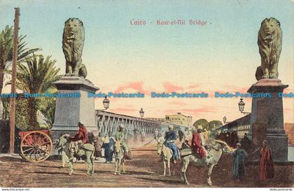 R650377 Cairo. Kasr el Nil Bridge. Cairo Postcard Trust