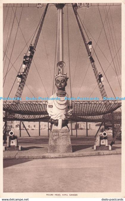 R717419 H M S Ganges Figure Head Tuck