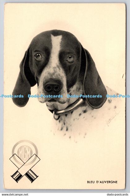 R757679 Bleu d Auvergne Dog Postcard