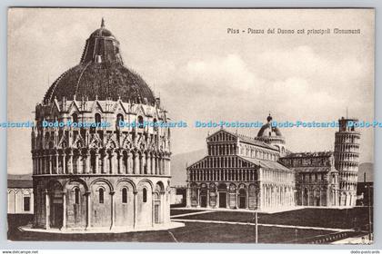 R763797 Pisa Piazza del Duomo coi Principali Monumenti