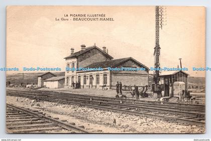 R780246 La Picardie Illustree La Gare Beaucourt Hamel