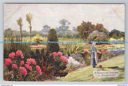 R804343 A Hampshire Garden Near Brockenhurst Hampshire Gardens Tuck Oilette 9320