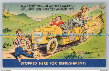 R805551 Stopped Here For Refreshments. Asheville Post Card