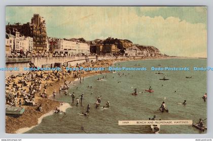 R809419 Hastings. Beach and Promenade. Shoesmith and Etheridge. Hastings. Norman