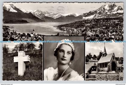R814213 Kussnacht s le Righi Suisse Chapelle Commemorative de S M la Reine Astri