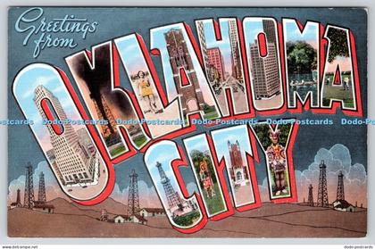 R818047 Greetings From Oklahoma City. Ramsey Building. Mid Continent News. E. C.