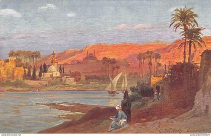 uk33399 evening near gizeh egypt