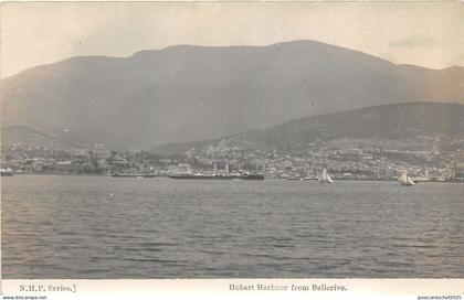 uk40068 hobart harbour bellerive real photo australia