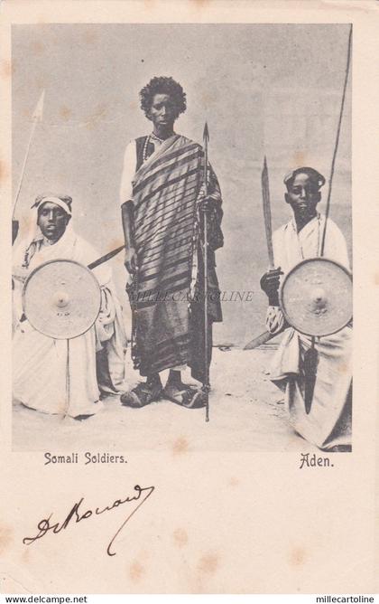 YEMEN - Aden - Somali Soldiers