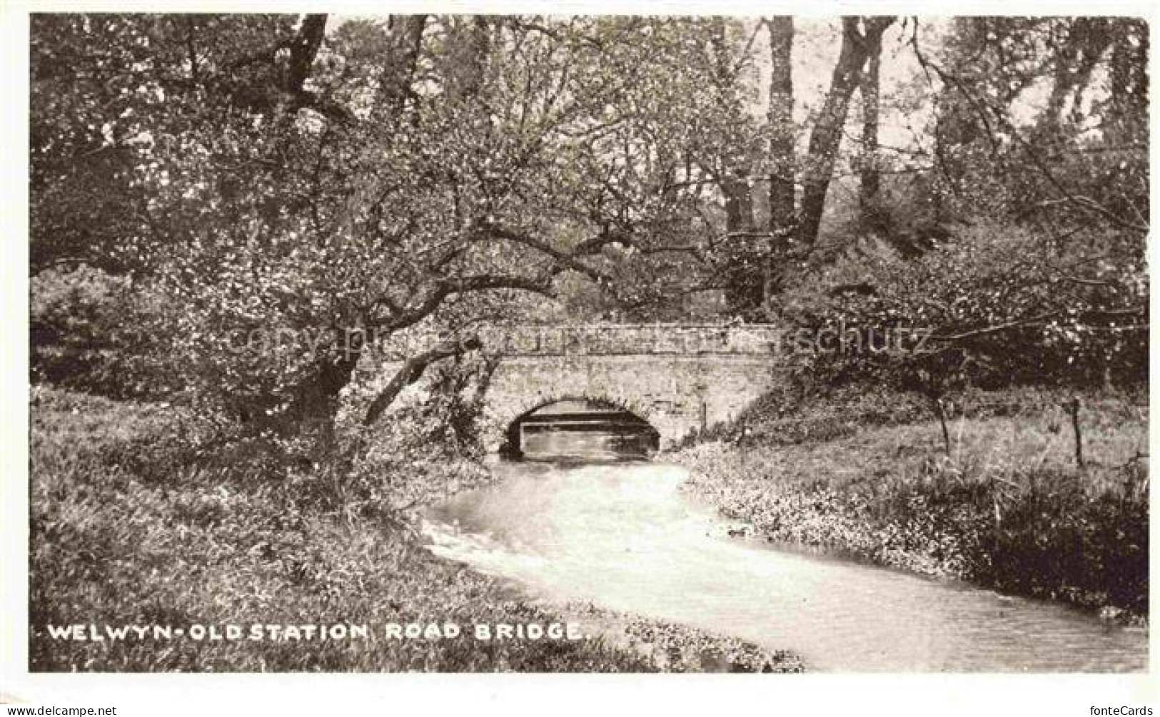 Welwyn Hatfield Hertfordshire UK Old Station Road Bridge