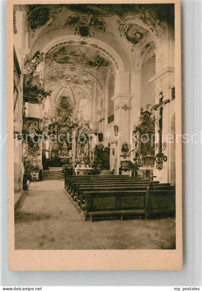 Wemding Inneres der Wallfahrtskirche