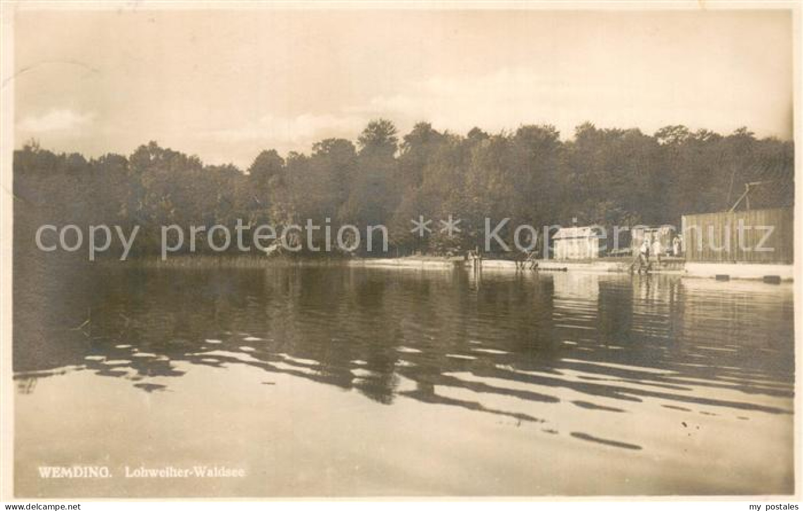 Wemding Lohweiher Waldsee
