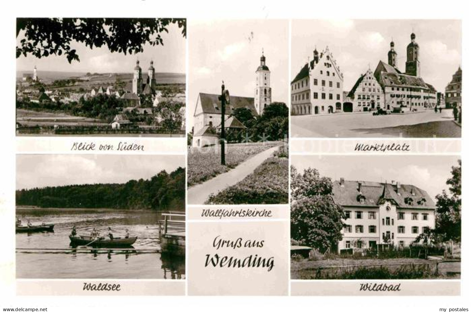 Wemding Waldsee Wildbad Marktplatz Wallfahrtskirche