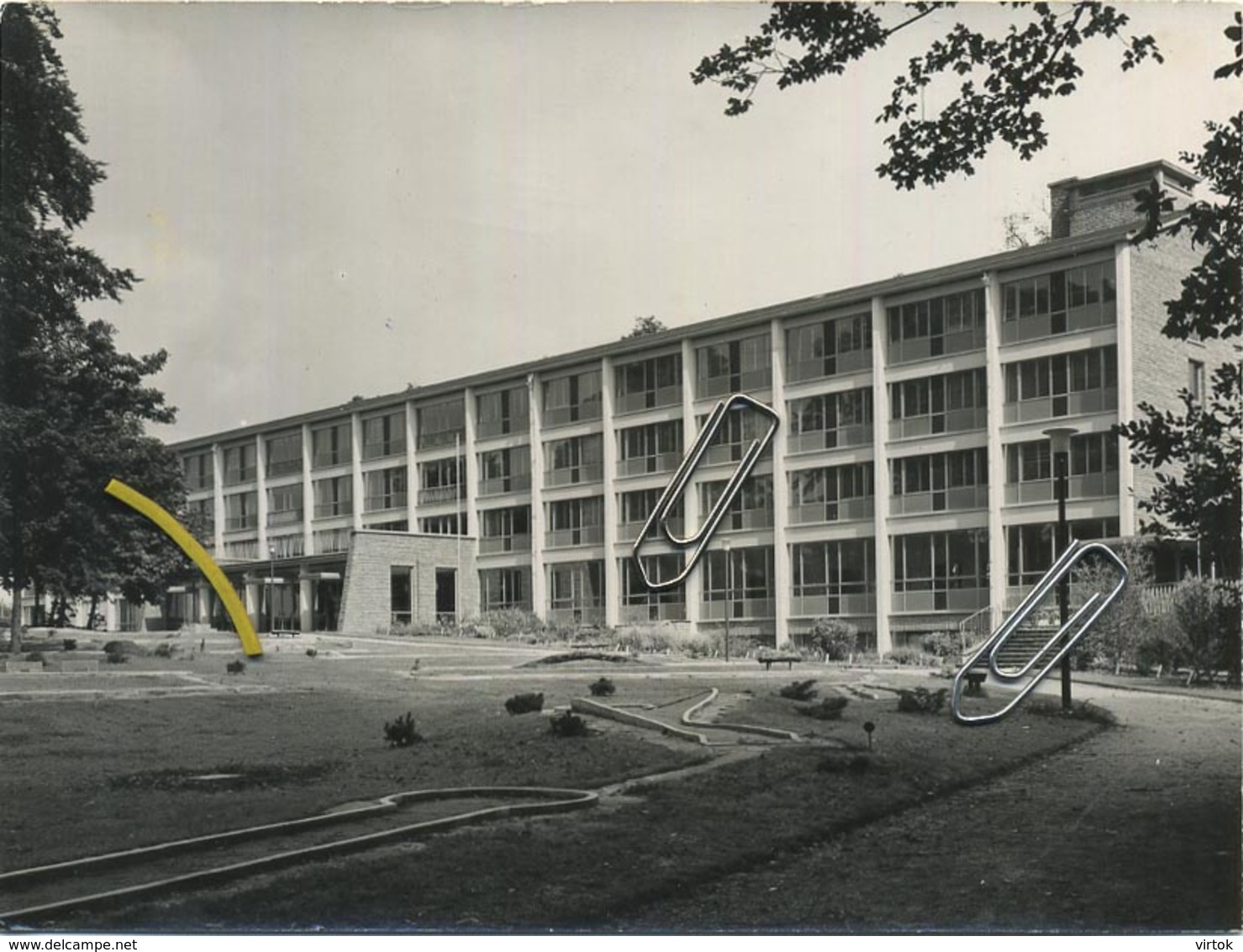 Wemmel :  rijksnormaalschool   originele foto NELS 1963   -  15 x 10.5 cm  (  zie scans )