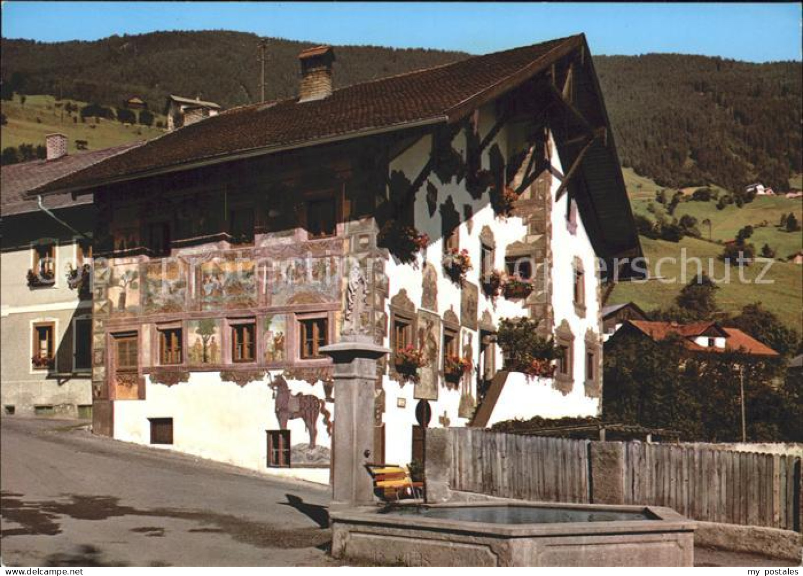 Wenns Pitztal Tirol altes Platzhaus