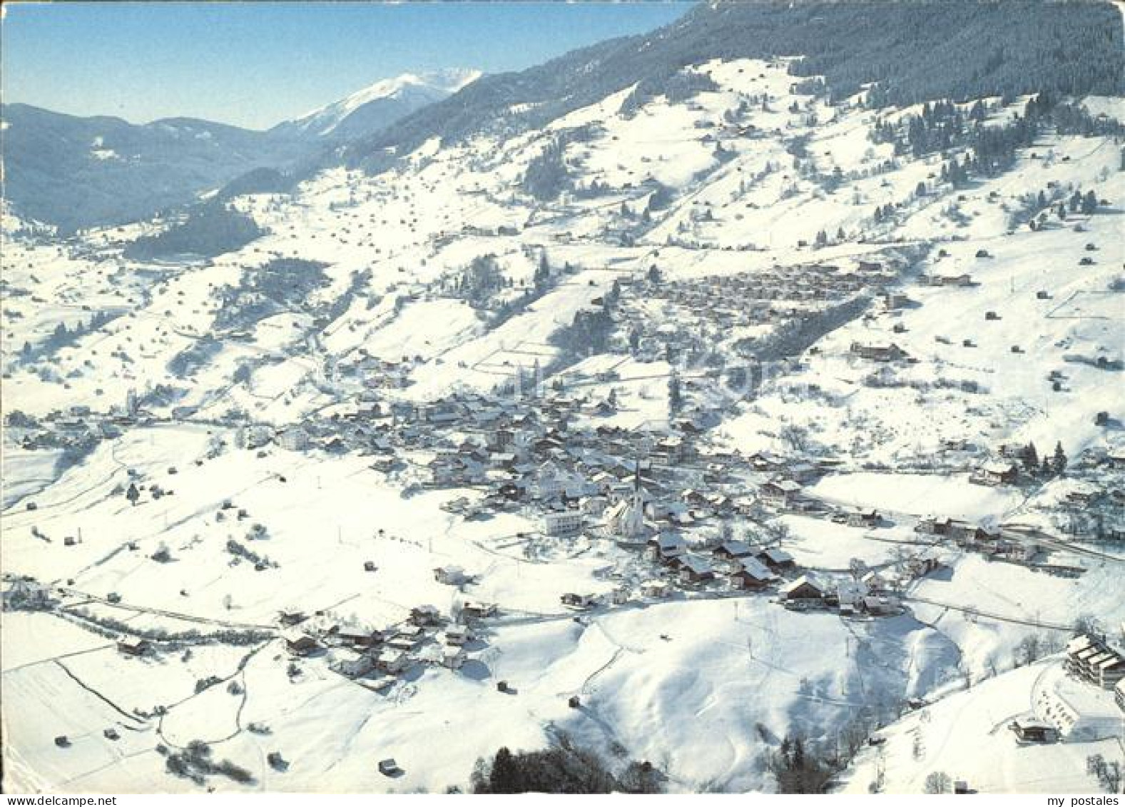 Wenns Pitztal Tirol Fliegeraufnahme