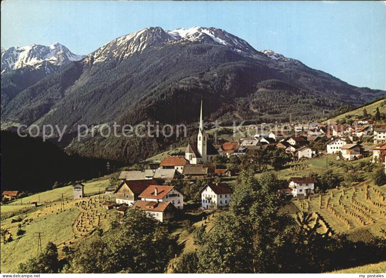 Wenns Pitztal Tirol mit Aifenspitze