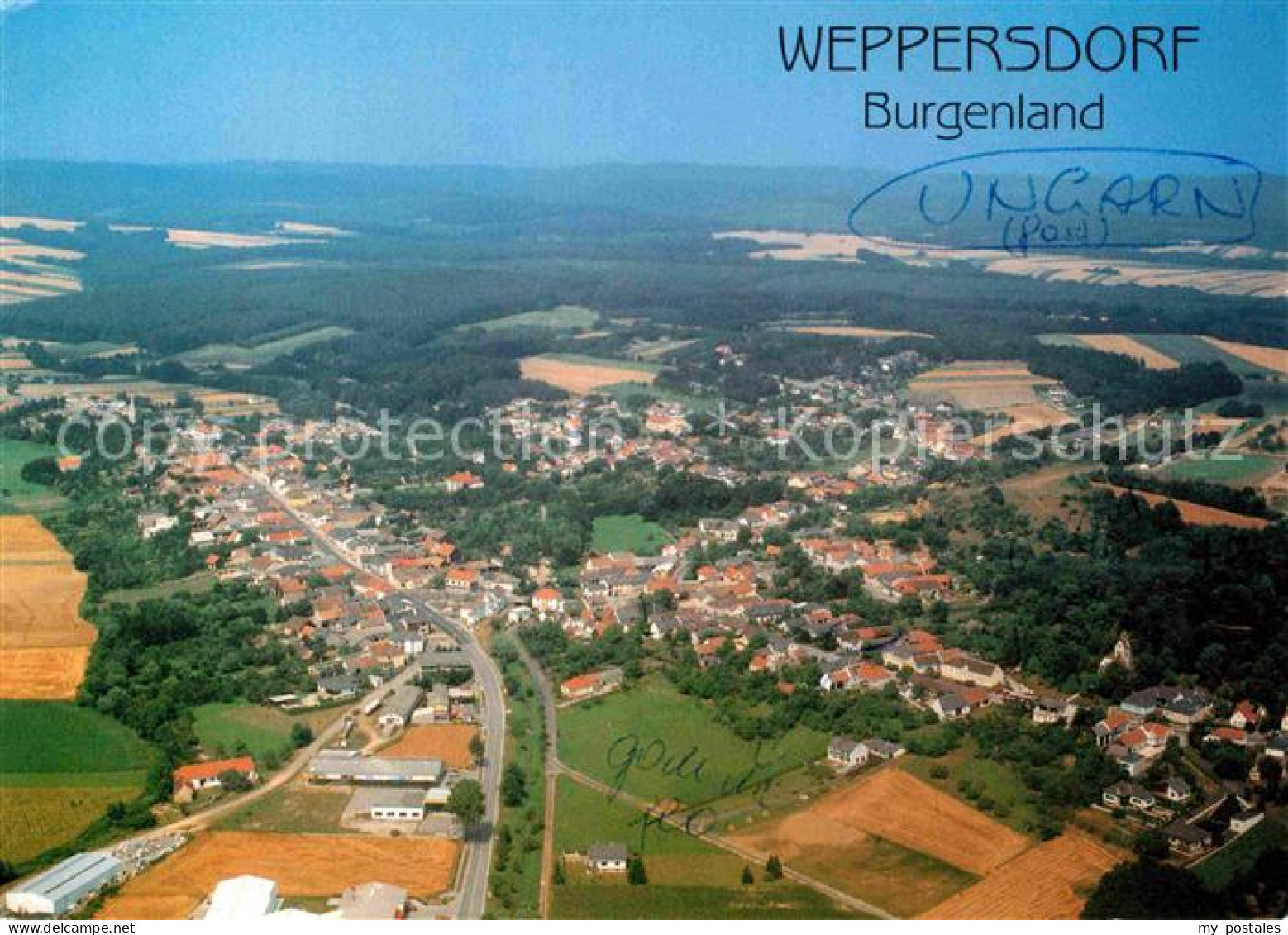 Weppersdorf Burgenland Fliegeraufnahme