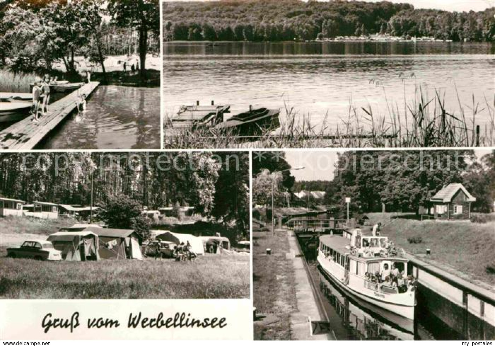 Werbellinsee-Altenhof Motorboot Loecknitz