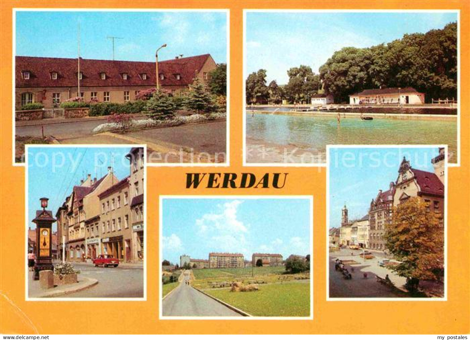 Werdau Sachsen Sportschule Bad August Bebel Str Werdau Ost Neubauten Markt