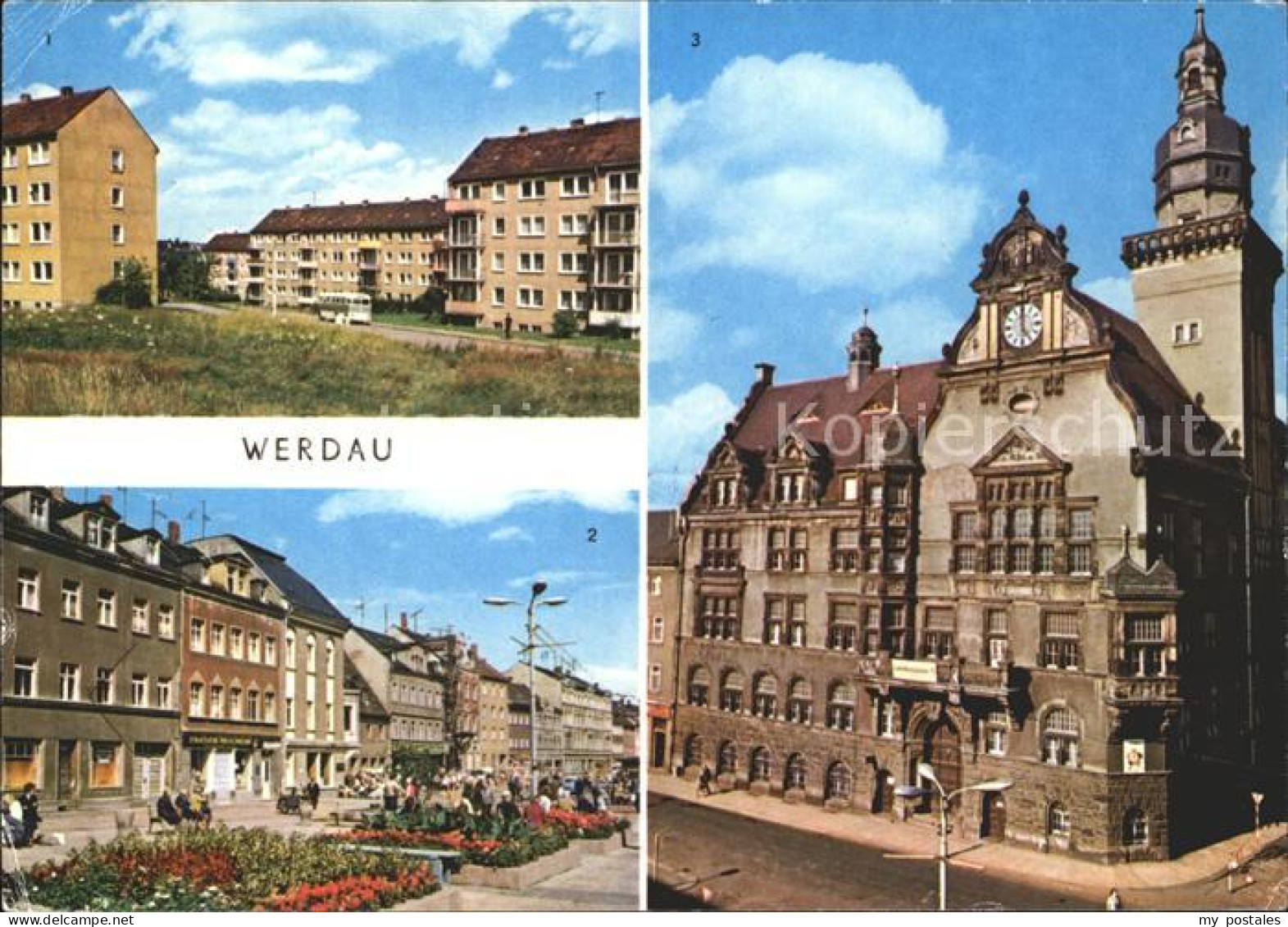 Werdau Sachsen Werdau Ost Markt Rathaus