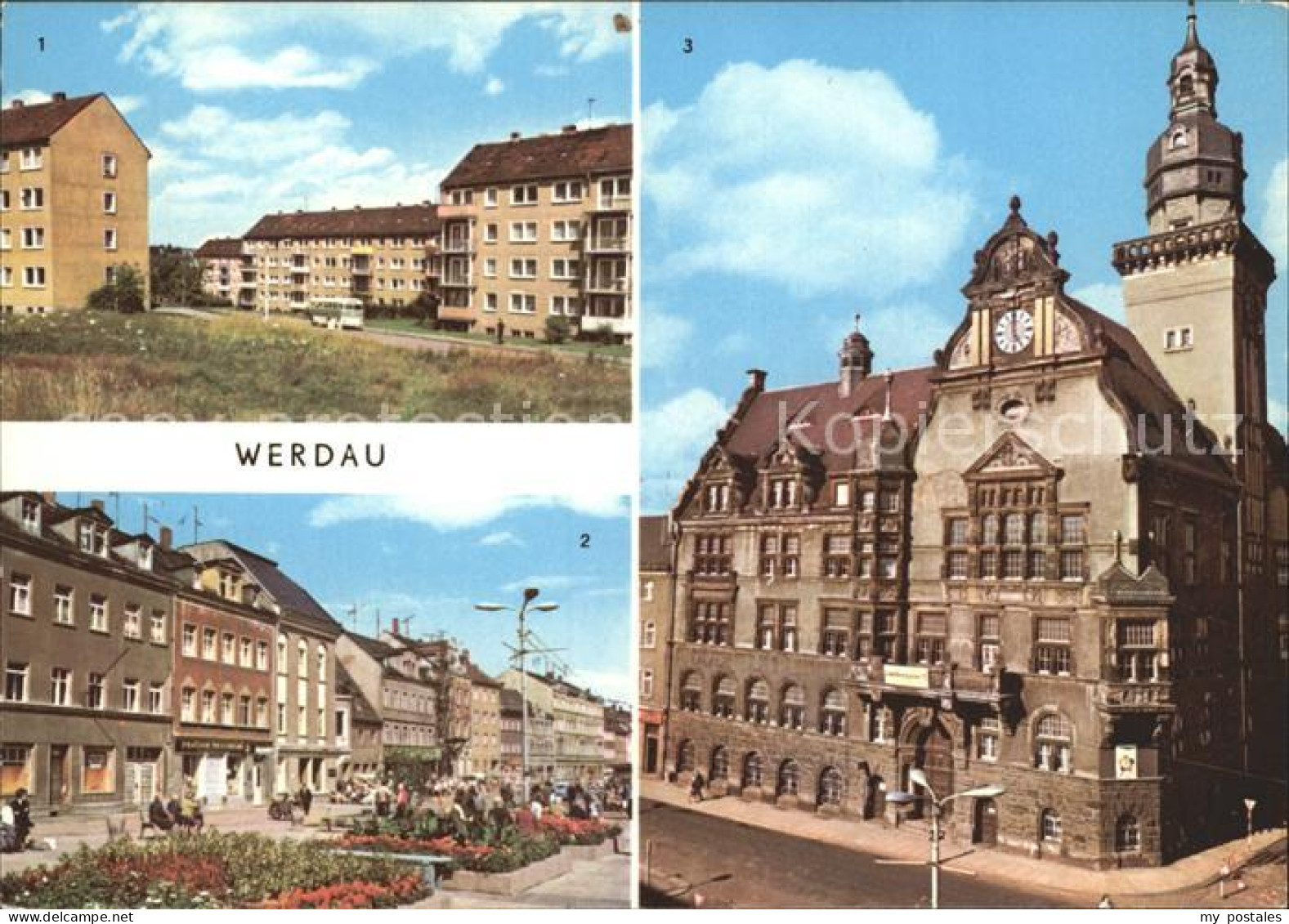 Werdau Sachsen Werdau Ost Markt Rathaus