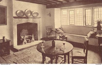 A023 England Restored Room Lygon Arms Broadway vintage postcard