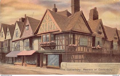 A886 England Canterbury Weavers at Canterbury vintage postcard