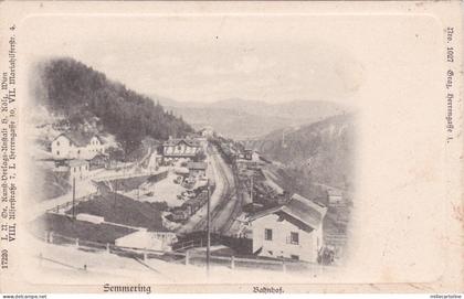AUSTRIA - Semmering, Bahnhof, Postcard