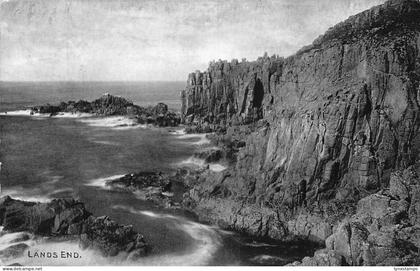 B128 England Land's End vintage postcard